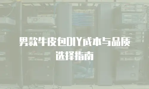 男款牛皮包DIY成本与品质选择指南