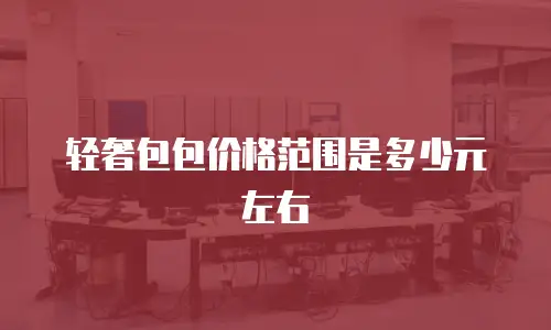 轻奢包包价格范围是多少元左右