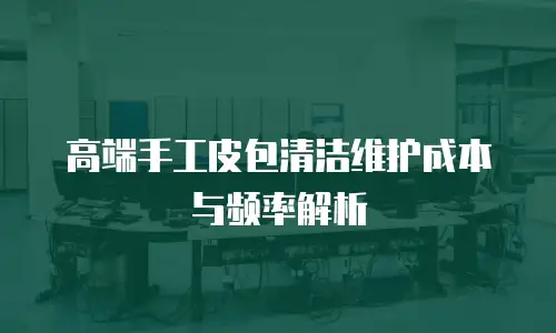 高端手工皮包清洁维护成本与频率解析