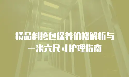 精品斜挎包保养价格解析与一米六尺寸护理指南