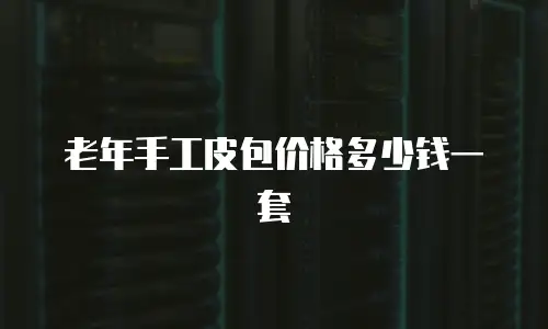 老年手工皮包价格多少钱一套