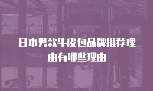 日本男款牛皮包品牌推荐理由有哪些理由