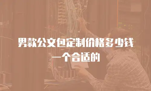 男款公文包定制价格多少钱一个合适的