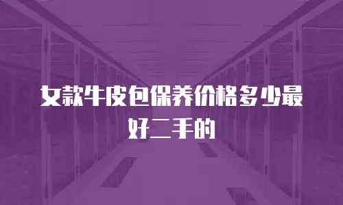 女款牛皮包保养价格多少最好二手的