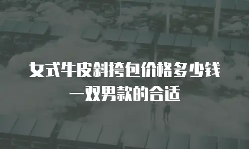 女式牛皮斜挎包价格多少钱一双男款的合适