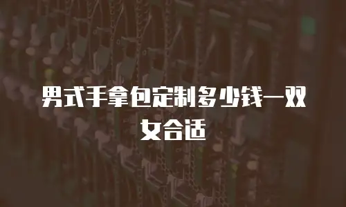男式手拿包定制多少钱一双女合适