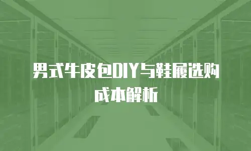 男式牛皮包DIY与鞋履选购成本解析