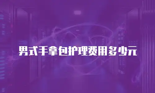 男式手拿包护理费用多少元