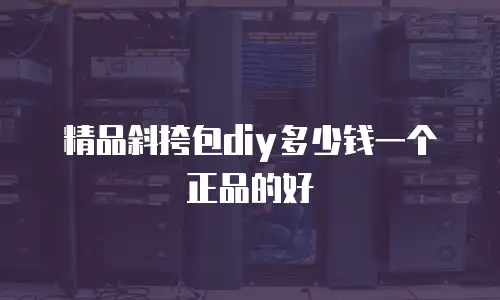精品斜挎包diy多少钱一个正品的好