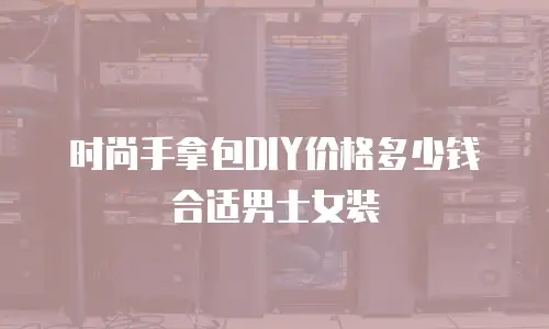 时尚手拿包DIY价格多少钱合适男士女装