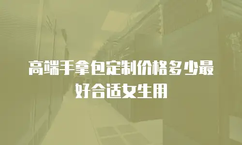 高端手拿包定制价格多少最好合适女生用
