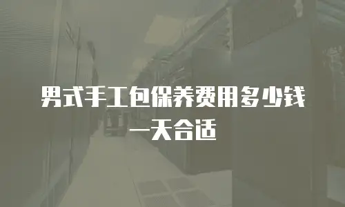 男式手工包保养费用多少钱一天合适