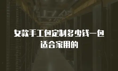 女款手工包定制多少钱一包适合家用的