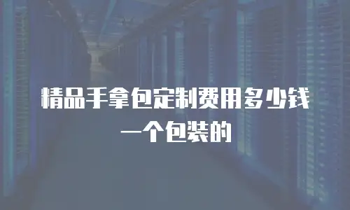 精品手拿包定制费用多少钱一个包装的