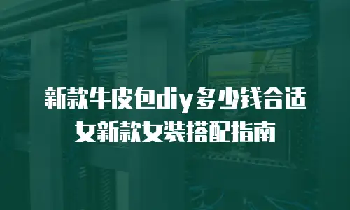 新款牛皮包diy多少钱合适女新款女装搭配指南