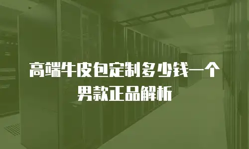 高端牛皮包定制多少钱一个男款正品解析