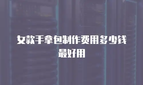 女款手拿包制作费用多少钱最好用