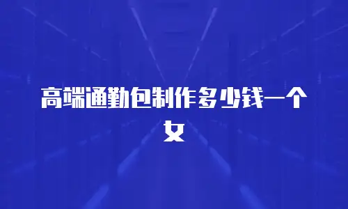 高端通勤包制作多少钱一个女