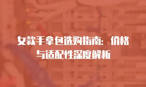 女款手拿包选购指南：价格与适配性深度解析