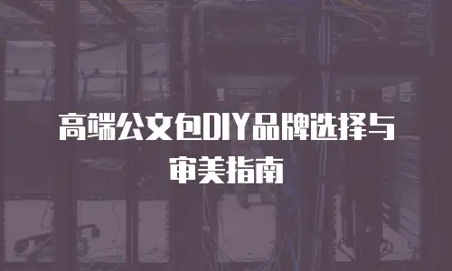 高端公文包DIY品牌选择与审美指南