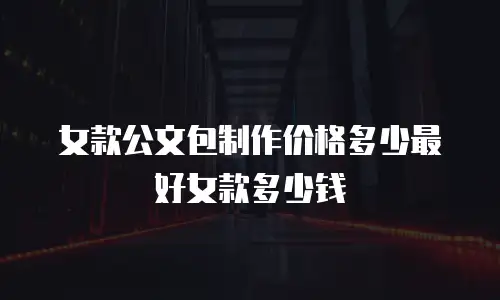 女款公文包制作价格多少最好女款多少钱