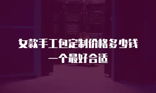 女款手工包定制价格多少钱一个最好合适