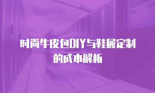 时尚牛皮包DIY与鞋履定制的成本解析