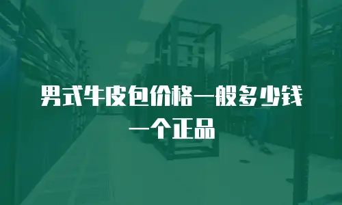 男式牛皮包价格一般多少钱一个正品