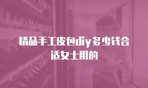 精品手工皮包diy多少钱合适女士用的