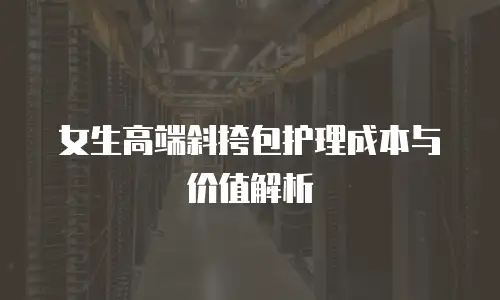 女生高端斜挎包护理成本与价值解析