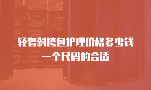 轻奢斜挎包护理价格多少钱一个尺码的合适