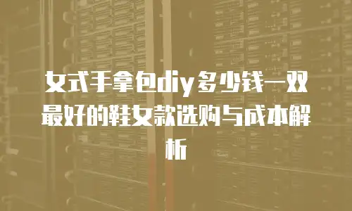 女式手拿包diy多少钱一双最好的鞋女款选购与成本解析