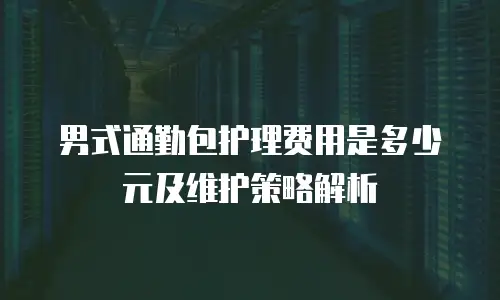 男式通勤包护理费用是多少元及维护策略解析