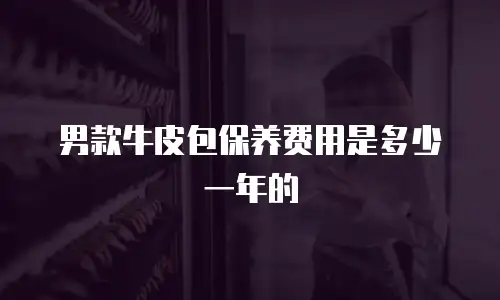 男款牛皮包保养费用是多少一年的