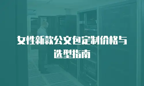 女性新款公文包定制价格与选型指南
