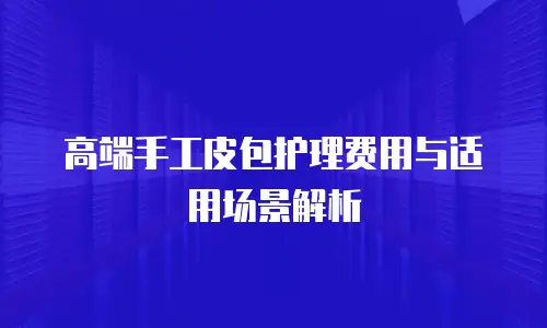 高端手工皮包护理费用与适用场景解析