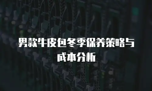 男款牛皮包冬季保养策略与成本分析