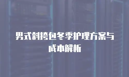 男式斜挎包冬季护理方案与成本解析