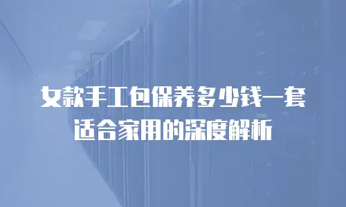 女款手工包保养多少钱一套适合家用的深度解析