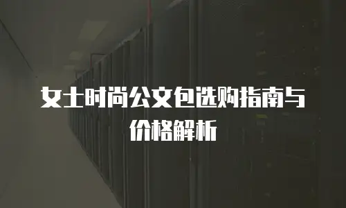女士时尚公文包选购指南与价格解析