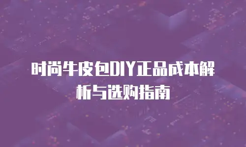时尚牛皮包DIY正品成本解析与选购指南