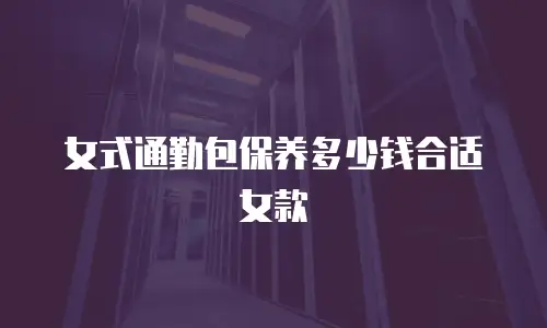 女式通勤包保养多少钱合适女款