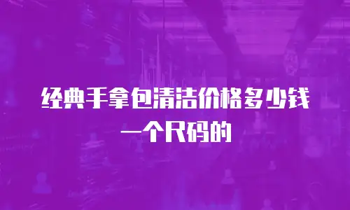 经典手拿包清洁价格多少钱一个尺码的