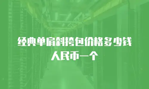 经典单肩斜挎包价格多少钱人民币一个