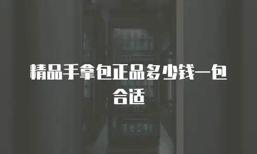 精品手拿包正品多少钱一包合适
