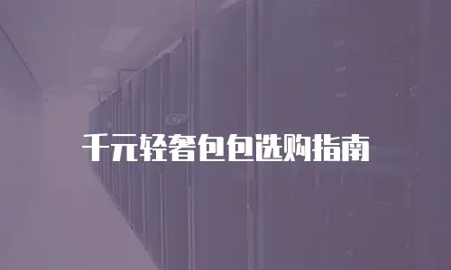 千元轻奢包包选购指南
