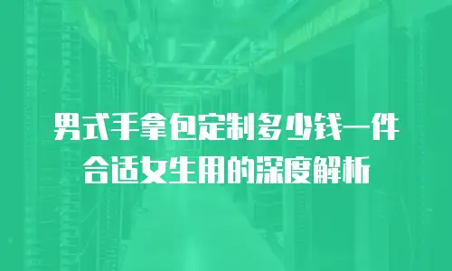 男式手拿包定制多少钱一件合适女生用的深度解析