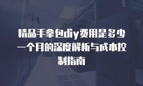 精品手拿包diy费用是多少一个月的深度解析与成本控制指南