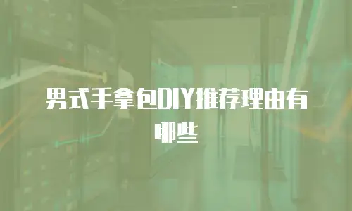 男式手拿包DIY推荐理由有哪些