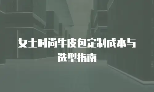 女士时尚牛皮包定制成本与选型指南